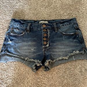 free people jean shorts